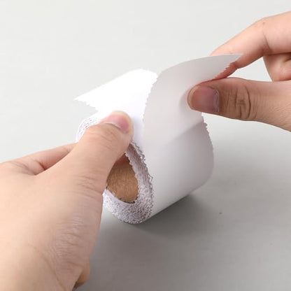 2'' x 32' Drywall Joint Tape Self Adhesive Stress Crack Tape Serrated Edge for Drywall Patch Joint Repair Heavy Duty Smooth Roll for Walls Concrete Repair