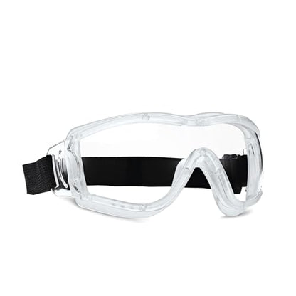 Kids Anti-fog Safety Goggles, Kids Lab Goggles, Adjustable, Compatible with Nerf Gun - color: White