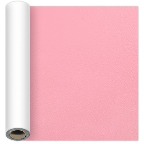 Pink Leather Repair Tape, 15.7×47 Inch Self-Adhesive Leather Repair Patch for Couch, 1 Roll Vinyl Leather Repair Kit Leather Patches for Handbags, Car Seat, Office Chairs - color: Pink