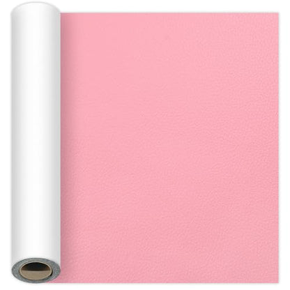 Pink Leather Repair Tape, 15.7×47 Inch Self-Adhesive Leather Repair Patch for Couch, 1 Roll Vinyl Leather Repair Kit Leather Patches for Handbags, Car Seat, Office Chairs - color: Pink