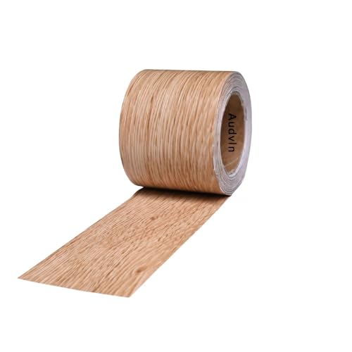 Wood Grain Repair Tape, 2.4" x 32ft Self Adhesive Tape for Furniture, Flooring, Cabinets, Doors, Windows, DIY Crafts - Durable, Easy to Use for Seamless Repairs - color: Brown oak, size: 2.4 in