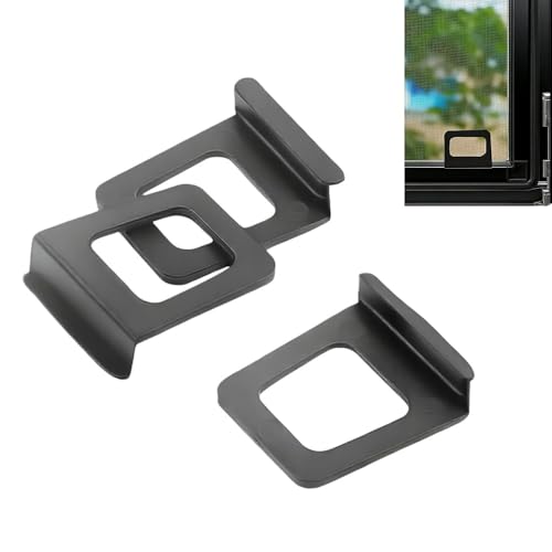 40 Pcs Window Screen Pull Tabs Screens Lift Hollow Tabs Installed in Flat Spline Channel Window Screen Frame Replacement Repair Clip Kit