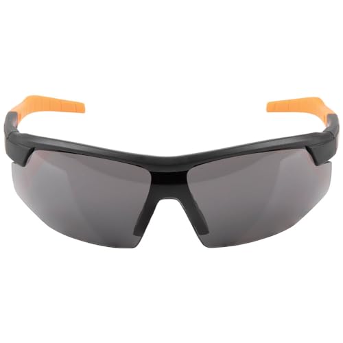 KLEIN TOOLS 60160 Safety Glasses, PPE Protective Eyewear with Semi Frame, Scratch Resistant and Anti-Fog, Gray Lens - color: Gray Lens, size: Single