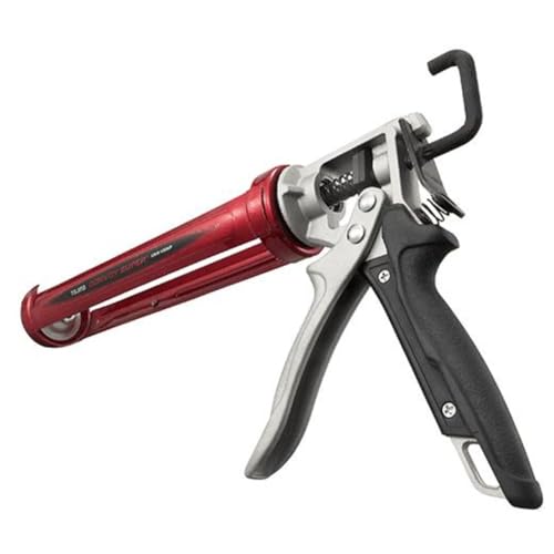 TAJIMA Caulk Gun - 1/10 Gallon (10 oz) Convoy Super Caulking Tool with Rotating Cradle & Auto Flow Stop - CNV-100SP - size: 1/10 Gallon (10 oz)