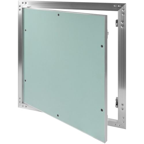 16" x 16" Waterproof Drywall Access Panel, Tileable and Paintable Ceiling and Wall Access Panel for Drywall, Wire Cover for Wall Covering Panels, Push to Open, Flush-Mount Wall Hole Cover - size: 16" X 16"