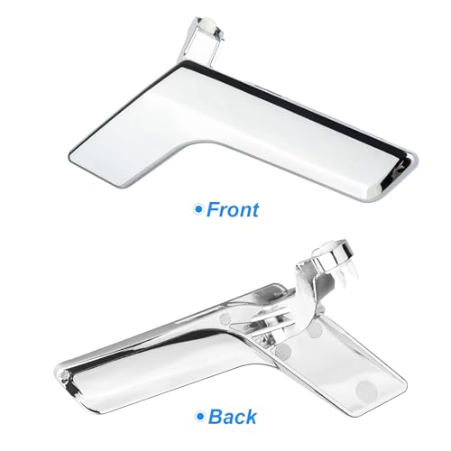 Inside Interior Door Handle Repair Kit Right Passenger Side Replacements for Mercedes-Benz C250 C280 C300 C350 C400 C63 GLK250 GLK280 GLK300 GLK350 Replaces 2047202763, 2047201271 Silver