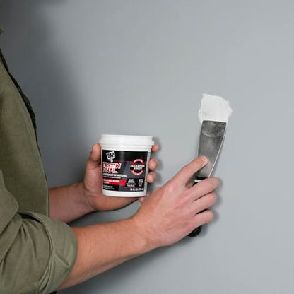 DAP Fast 'N Final Lightweight Spackling, White, 16 Oz (7079812141) - size: 16 Fl Oz (Pack of 1)