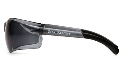 Pyramex S2520R20 Ztek Readers Gray Gray + 2.0 - color: Gray 2.0 Diopter Lens/ Gray Frame