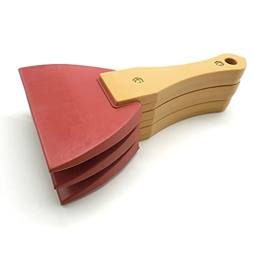 Rubber Putty Knives Home Decor 18x9.7x1.6cm for Triangle Shaped ABS Handle Filmed Paint Scraper Tool Shovel