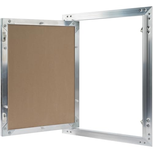 12" x 16" Waterproof Drywall Access Panel, Tileable and Paintable Ceiling and Wall Access Panel for Drywall, Wire Cover for Wall Covering Panels, Push to Open, Flush-Mount Wall Hole Cover - size: 12" X 16"