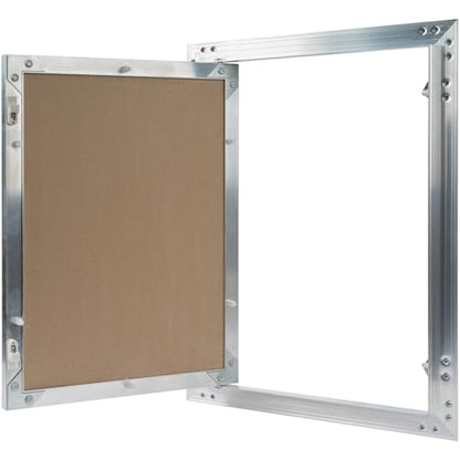 12" x 16" Waterproof Drywall Access Panel, Tileable and Paintable Ceiling and Wall Access Panel for Drywall, Wire Cover for Wall Covering Panels, Push to Open, Flush-Mount Wall Hole Cover - size: 12" X 16"