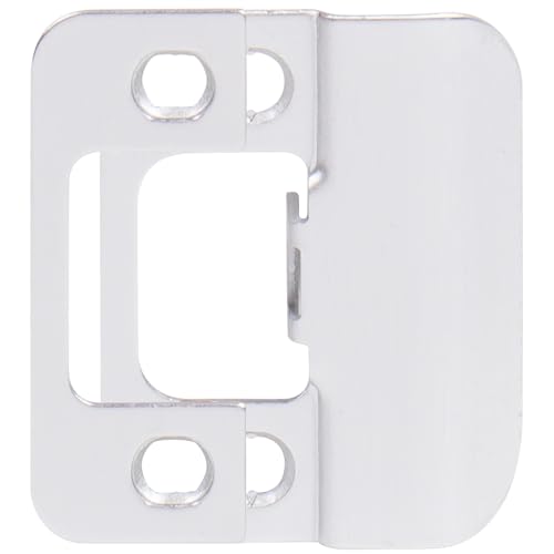 Stone Harbor Hardware Adjustable Strike Plate, Satin Chrome - color: Satin Chrome