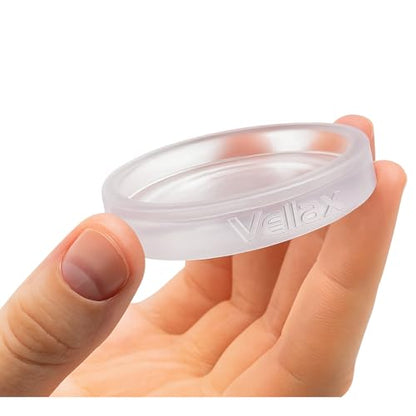 Clear Wall Door Handle Stopper - 4 Pcs of Clear Rubber Knob, Self Adhesive, Guard Door Bumper Reusable Solution for Stopping Damage & Noise in Your Home or Office, Durable, Shock Absorbent Discreet - style: Concave Dome