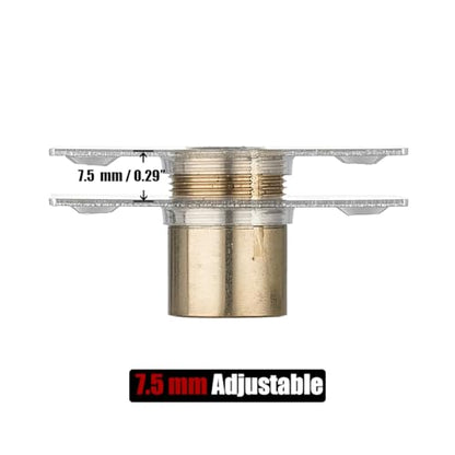 JQK Closet Magnetic Door Ball Catch Hardware, 430 Stainless Steel Catch Adjustable with Strike Plate, Polished Steel Finish 8 Pack, HBC120-BN-P8 - color: Chrome, size: Magnetic 8 Pack