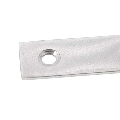 Stainless Steel L Shape Flat Corner Brace Bracket for Wood, Metal Fixing Joining Support Brace for Shelves, Furniture and Cabinet 10Pack(60x60mm) - size: 60 x 60 mm