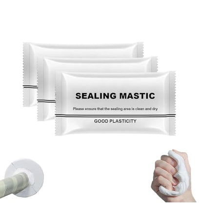 Waterproof Sealant Mastic, Waterproof Repair Sealing Clay, Quick Wall Mending Mud for Drain Connection, for Holes and Gaps Wall Filler (3)