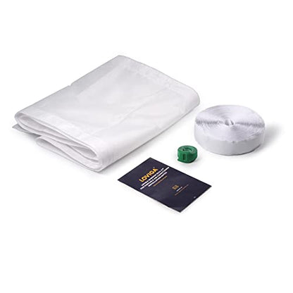 Loviga Portable Air Conditioner Window Kit, Window Vent Seal Kit for Portable Air Conditioner Dryer, 2022 Upgraded 100% Sealing Waterproof Easy to Install, 10x40-64 inches Length Adjustable - color: Sliding/Hung Window-10"x64" (25x162cm)