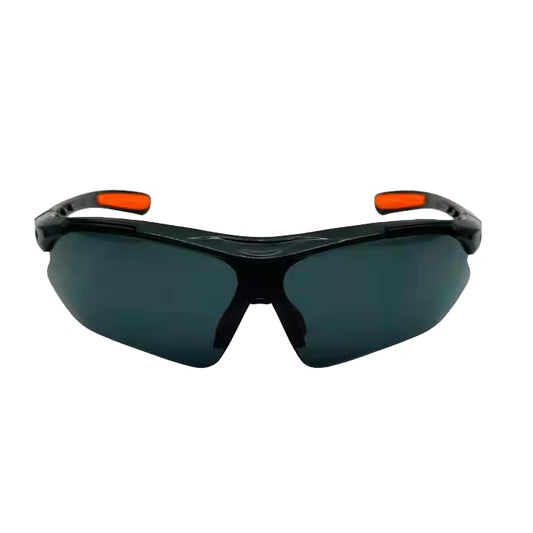 Safety Glasses, ANSI Z87.1 Certified with Anti-Fog and Scratch Resistant Lenses, Adjustable with Black Frame - color: Black