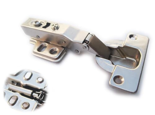 Dia 1.6" (Equally 40mm) European Style Heavy Duty Hydraulic Soft-Close Hinge for Heavy Thick Cabinet Kitchen Cupboard Door (Full Overlay) - style: Full Overlay