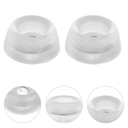 OSALADI 20pcs Silicone Anti-Slip Furniture Pads, Soft Rubber Non-Skid Leg Floor Protectors for Chairs and Tables, Sturdy Soft Feet Pads 27x12mm for Hardwood Floors