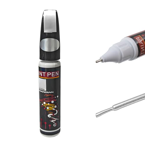Touch Up Paint for Cars, 2-In-1 Color Accurate Fill Paint Pen Lasting Auto Scratch Remover, Quick Drying Automotive Touch-Up Paints Pen for Scratch Repair, Car Accessories (White Pearl) - color: White Pearl