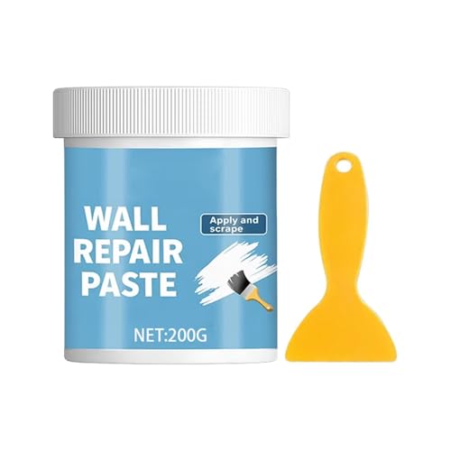 Wall Mending Agent - Hydrophobic Drywall Putty with Scraper - Wall Mending Agent Repair Kit,for Cracks Nail Holes Dents Home Renovation Kitchen