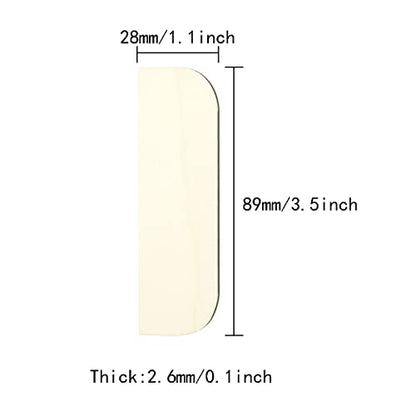 12PCS 3.5 Inch Hinge Repair Kit - Wooden Door Hole Cover & Filler Plates for Kitchen Cabinet Hinges
