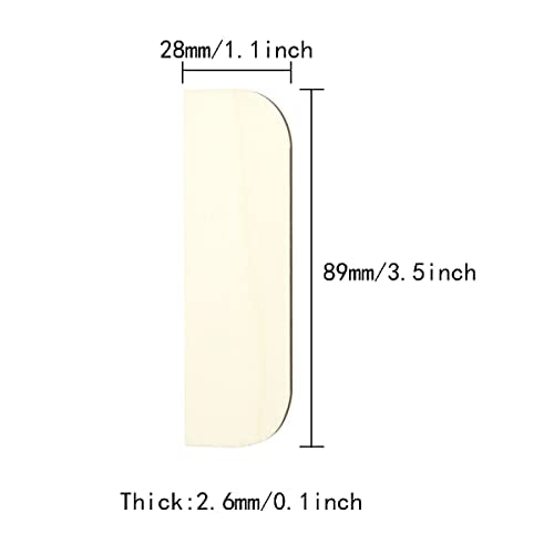 12PCS 3.5 Inch Hinge Repair Kit - Wooden Door Hole Cover & Filler Plates for Kitchen Cabinet Hinges