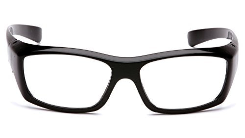Pyramex Safety SB7910DRX Emerge Safety Glasses, Black Frame, Clear Lens - color: Black Frame