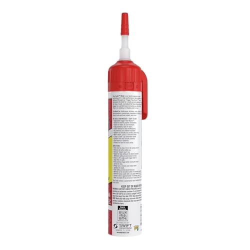 Flex Caulk, Waterproof & Weatherproof Hybrid Polymer Sealant, Strong, Paintable, Indoor, Outdoor, Bath, Shower, Sink, Window, Baseboards, Door, RV, Roof, Wood, Auto & Marine, White, 9 oz, 1-Pack - style: White, 9 oz, 1-Pack