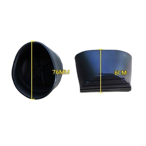 Ladder Non-Slip Rubber Feet Mats 76Mm Round Pad Covers For Telescopic And Step Ladders, Accessories For Floor Protection 2-Pack