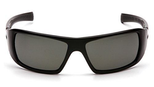 Pyramex Goliath Safety Eyewear Black Frame Clear Anti Fog Lens - color: Black Frame/Gray Polarized Lens