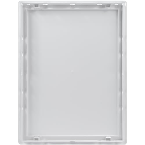 Vent Systems White ABS Plastic Access Panel 12 x 16 Inch (Cut-Out) - Access Panel with Door for Drywall, Wall, Ceiling - Electrical and Plumbing Service Inspection Door for Indoor Use - size: 12 X 16 Inch / 300 X 400 Mm