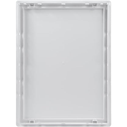 Vent Systems White ABS Plastic Access Panel 12 x 16 Inch (Cut-Out) - Access Panel with Door for Drywall, Wall, Ceiling - Electrical and Plumbing Service Inspection Door for Indoor Use - size: 12 X 16 Inch / 300 X 400 Mm