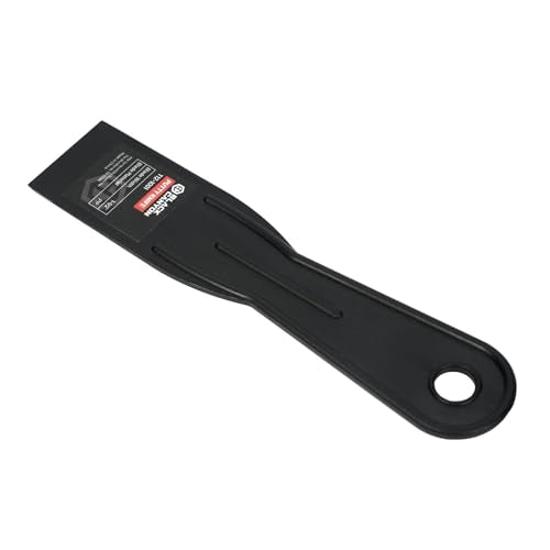 Black Canyon 1.5 Inch Plastic Putty Knife Set, 5 Pack Flexible Scraper Tools, Lightweight PP Spackle Knife for Drywall, Patching, Painting, Caulking & DIY, Non-Scratch Spreader, Black - size: 1.5"