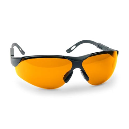 Walker's Elite Sport Shooting Glasses - Impact-Resistant Anti-Fog Non-Slip Adjustable UV Protection Hunting Sports Glasses - color: Amber