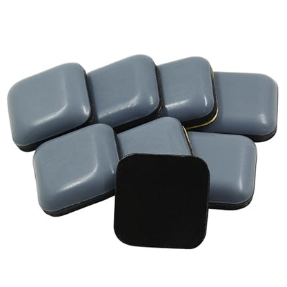 Bivethoi 20 Pcs Furniture Glide Square,Self-Adhesive Sliders Pads Magic Sliders Floor Protectors Sofa Glides for Wood, Ceramic Tile Floor(20 * 20mm) - size: 3/4", Square