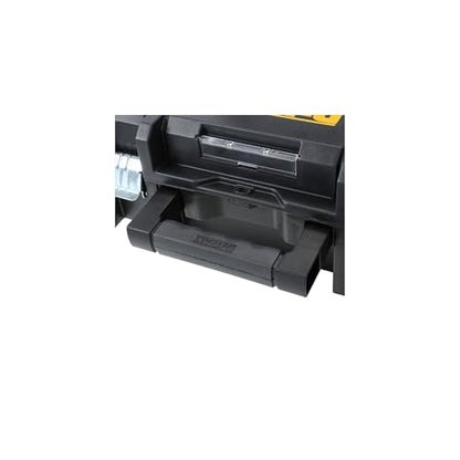 DEWALT TSTAK II Tool Box, Flat Top Tool Storage Case, Organizer Box Holds Up To 66 lbs, Flexible Platforms for Stacking, 13 Inch (DWST17807) (Pack of 4) - size: 1 Count (Pack of 4)