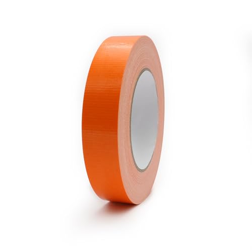 Duct Tape 1 Inch X 44 Yards, 8.5 mil Thickness, Heavy Duty Orange Duct Tape, No Residue, Waterproof, Tear by Hand for Repairs, Industrial, Professional Use - color: Orange, size: 1 inch X 44 Yards