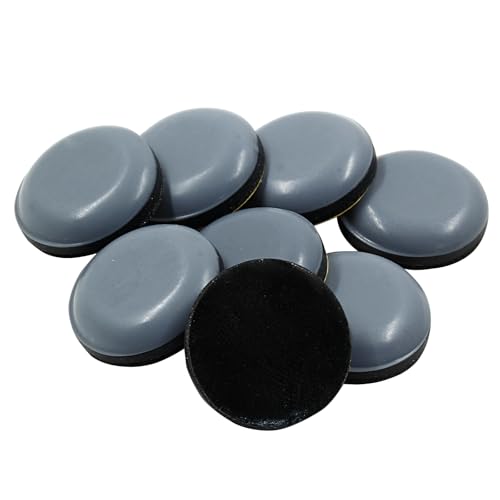 Bivethoi 20 Pcs Furniture Glide Round,Self-Adhesive Sliders Pads Magic Sliders Floor Protectors Sofa Glides for Wood, Ceramic Tile Floor(19mm) - size: 3/4", Round