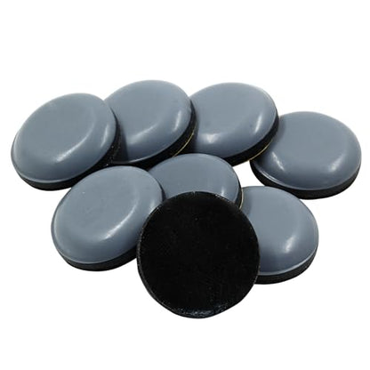 Bivethoi 20 Pcs Furniture Glide Round,Self-Adhesive Sliders Pads Magic Sliders Floor Protectors Sofa Glides for Wood, Ceramic Tile Floor(19mm) - size: 3/4", Round