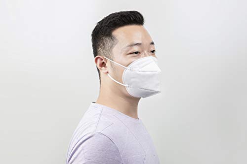 Duda Energy KN 5-Ply Disposable Protective Face Masks 95+% Efficiency GB2626-2019 Compliant, 10 Pack