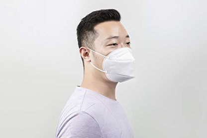 Duda Energy KN 5-Ply Disposable Protective Face Masks 95+% Efficiency GB2626-2019 Compliant, 10 Pack