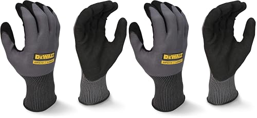 DPG72 Flexible Durable Grip Work Glove, Multi, Medium (Pack of 2) - color: Multi, size: Medium (Pack of 2)