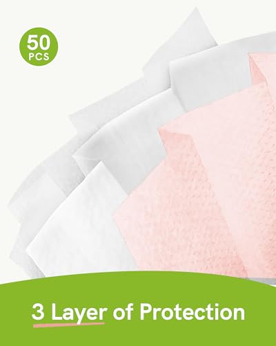 FriCARE Disposable Face Masks, 3-Ply ASTM Level 3 Medical Grade, Breathable & Comfortable for Adult Daily Work/Sun Protection, 50 Pack Peach Blossom Dream - color: Peach Blossom Dream