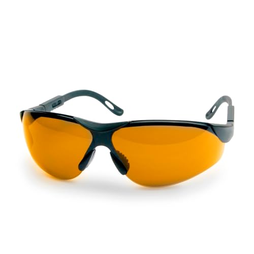 Walker's Elite Sport Shooting Glasses - Impact-Resistant Anti-Fog Non-Slip Adjustable UV Protection Hunting Sports Glasses - color: Amber