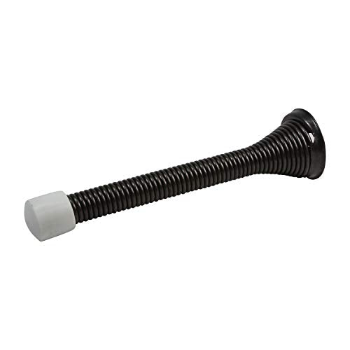 10 Pack Rok Hardware 3-3/4" (95mm) Longer Version Flexi Spring Heavy Duty Wall Door Stop Bumper ROKDS2ORB, Oil-Rubbed Bronze - color: Oil Rubbed Bronze, size: 10 Pack