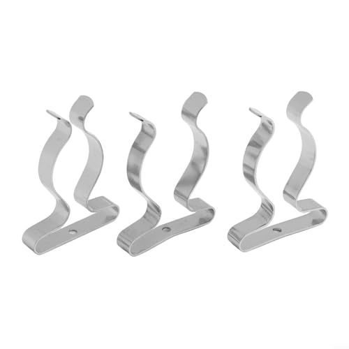 10 Pack Heavy Duty Manganese Steel Spring Terry Clips Wall Mount Tool Holders for Garage, Shed, and Workshop Organization, Fits 0.24 to 2 Inch Handles(32mm) - size: 32mm