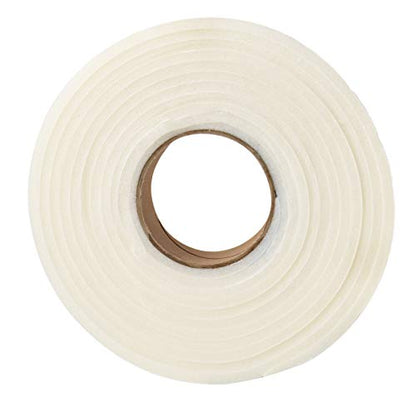 Frost King L344H Poly Foam Self-Stick Weatherseal Tape with Open Cell & Maximum Compression, White 1-1/2in Wide x 1/4in Thick x 17ft Long (Pack of 2) - size: 1-1/2"W, 1/4"T (Pack of 2)