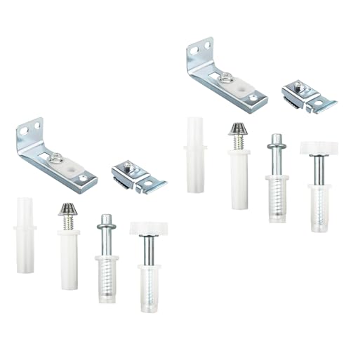 N 7534 Bifold Door Hardware Repair Kit, Door Repair Kit for 1" to 1-3/8" Thick Doors Up to 50 Lbs. Includes Top and Bottom Brackets, Top and Bottom Pivots and Guide Wheel (2 Set) - size: 2 Set